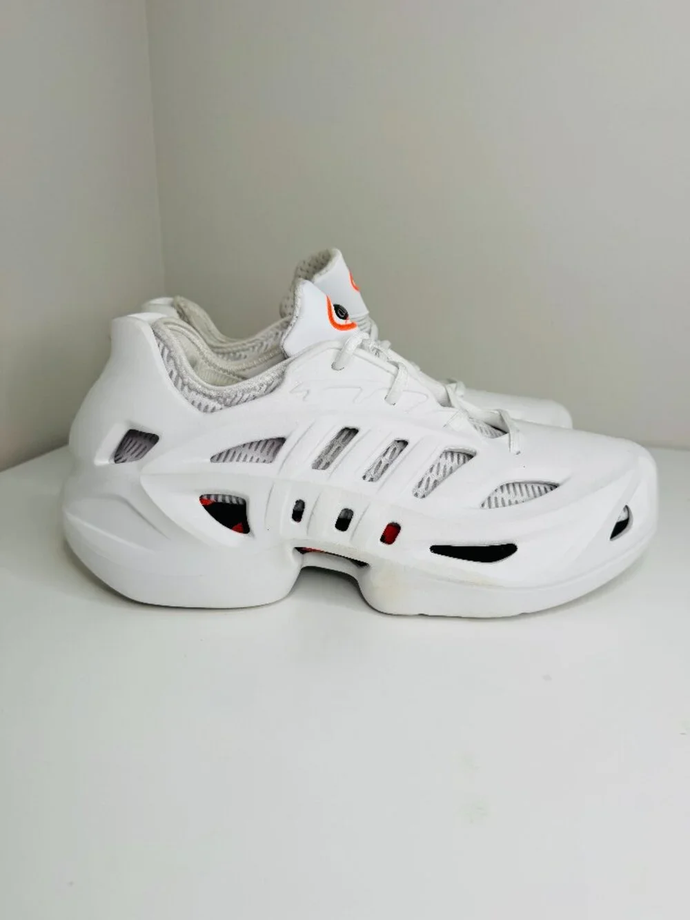 Adidas Adifom Climacool Sneakers Crystal White Mens 13 Lace Up Inner Mesh Bootie
